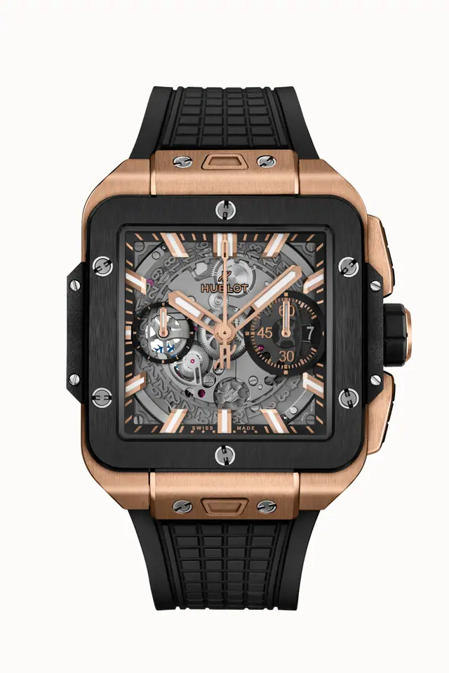 Hublot Square Bang Unico King Gold Ceramic 42 mm 821.OM.0180.RX
