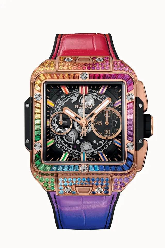 Hublot Square Bang Unico King Gold Rainbow 42 mm 821.OX.0118.LR.0999
