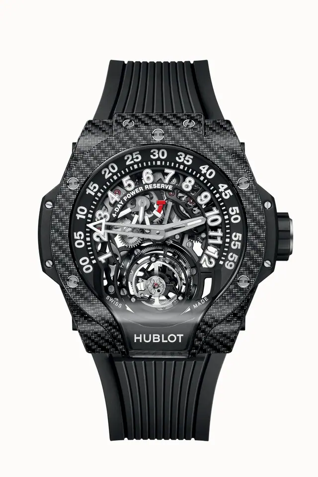 Hublot MP-13 Tourbillon Bi-Axis Retrograde Black Carbon 44 mm 913.YT.1170.RX