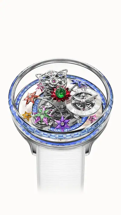 Jacob & Co. Fleurs de Jardin — White Gold and Icy Blue Sapphires AF321.30.BB.AA.B