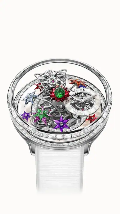 Jacob & Co. Fleurs de Jardin — White Gold and White Diamonds with Multicolor Sapphires AF321.30.BC.AA.A (2)
