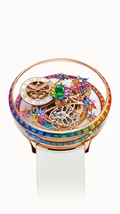 Jacob & Co. Fleurs de Jardin — Rainbow and Rose Gold AF321.40.BD.AE.B