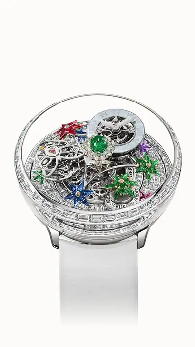 Jacob & Co. Fleurs de Jardin — White Gold Full Diamond Baguettes AF921.30.BD.AA.A
