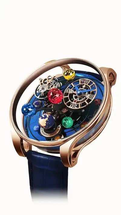 Jacob & Co. Astronomia Solar Constellations — Rose Gold (Ruby Center) AS300.40.AA.AC.A