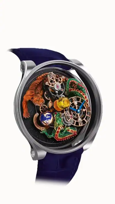 Jacob & Co. Astronomia Dragon — White Gold Dragon & Tiger AS302.30.AA.AA.A