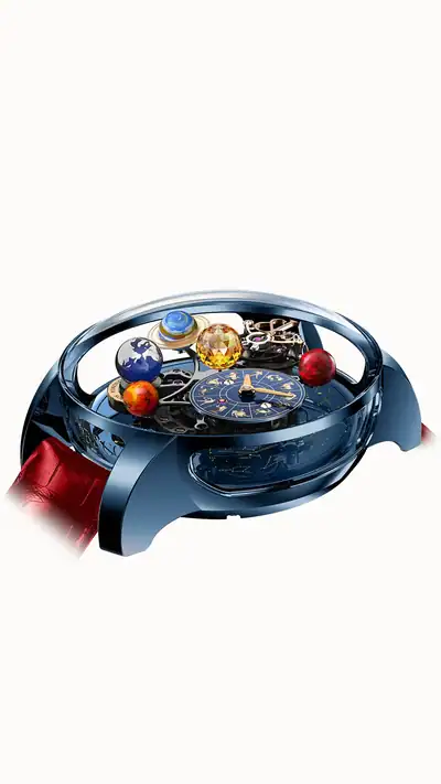Jacob & Co. Astronomia Solar Zodiac — Blue Titanium AS310.22.AA.AA.A