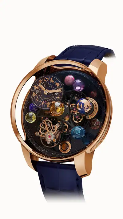 Jacob & Co. Astronomia Solar Zodiac — Rose Gold Planets Zodiac AS310.40.SP.ZK.A