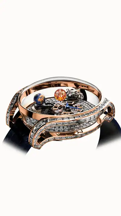 Jacob & Co. Astronomia Solar Constellations — Rose Gold Baguette Base AS900.40.BD.BD.A