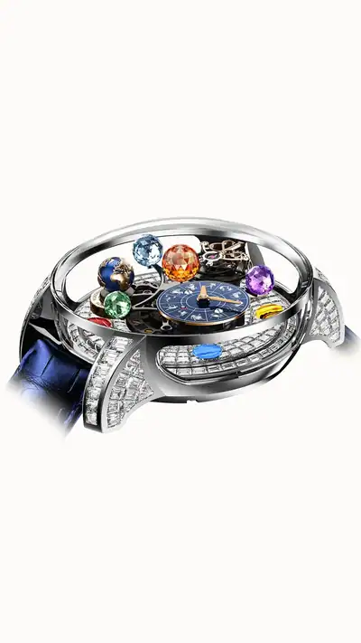 Jacob & Co. Astronomia Solar Zodiac — Zodiac Baguette White Gold AS910.30.BD.BD.A