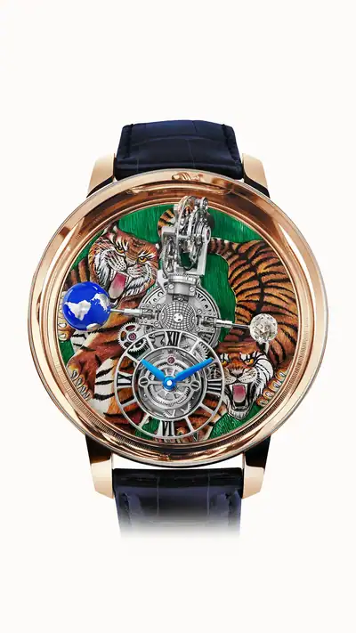 Jacob & Co. Astronomia Art — Tigers (Rose Gold) AT100.40.AA.UB.ABALA