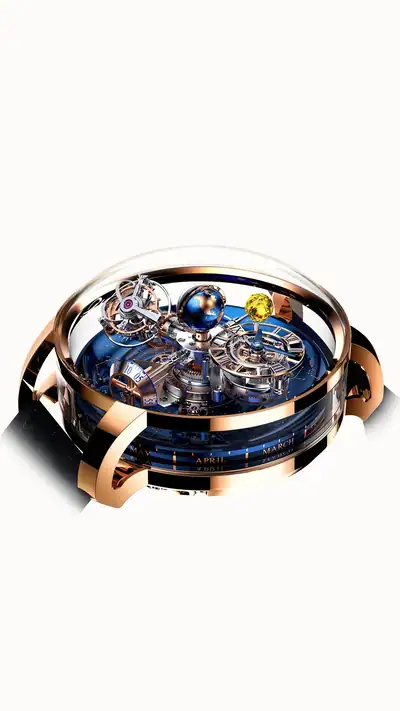 Jacob & Co. Astronomia Sky — Rose Gold, Yellow Moon AT110.40.AA.AA.A