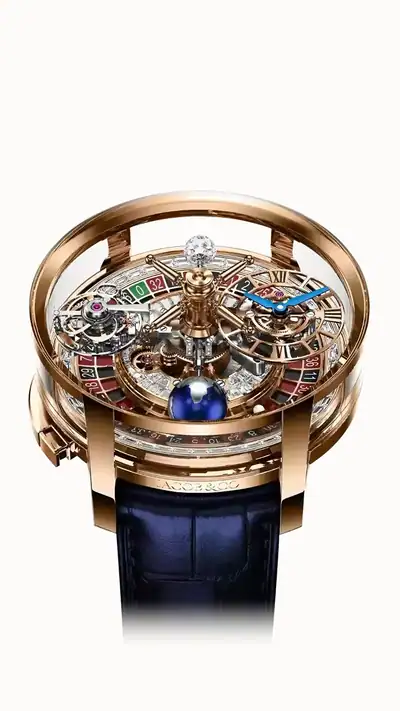 Jacob & Co. Astronomia Casino — Rose Gold with Baguette Dial AT160.40.AB.AE.A