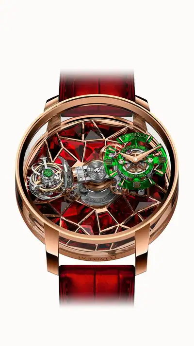 Jacob & Co. Astronomia Four-Axis Tourbillon — Rose Gold (Red) AT180.40.AB.AD.A