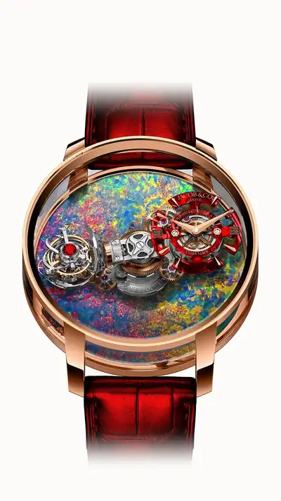 Jacob & Co. Astronomia Four-Axis Tourbillon — Opal AT180.40.AB.UB.A
