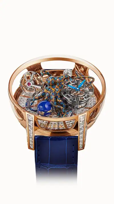Jacob & Co. Astronomia Art — Octopus (Rose Gold, Baguette) AT802.40.BD.UA.A