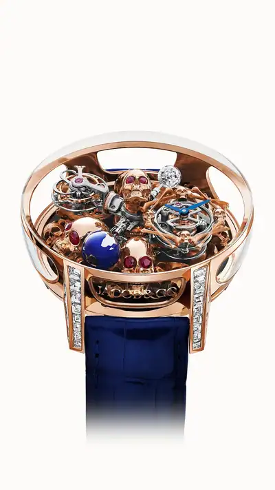 Jacob & Co. Astronomia Art — 4 Skulls (Rose Gold, Baguette) AT802.40.BD.UB.ABALA