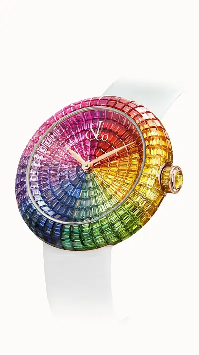 Jacob & Co. Brilliant Baguette — Rainbow BA534.40.HR.HR.B