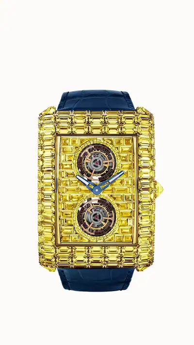 Jacob & Co. Billionaire Tourbillon Angel Cut — Yellow Diamond BL140.45.AA.AA.A