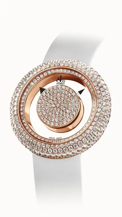 Jacob & Co. Brilliant Mystery Pave Diamonds — Diamonds in Rose Gold (38MM) BM526.40.RD.RD.B
