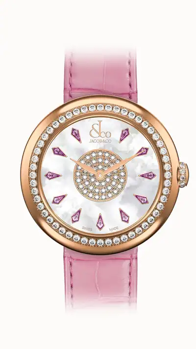 Jacob & Co. Brilliant — Pink Sapphires in Rose Gold, 18k Rose Gold BQ015.40.RO.KC.A