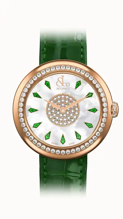 Jacob & Co. Brilliant — Tsavorites in Rose Gold, 18k Rose Gold BQ015.40.RO.KD.A