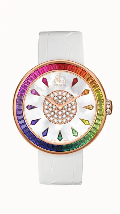 Jacob & Co. Brilliant — Rainbow Baguette in Rose Gold BQ020.40.BA.AA.A