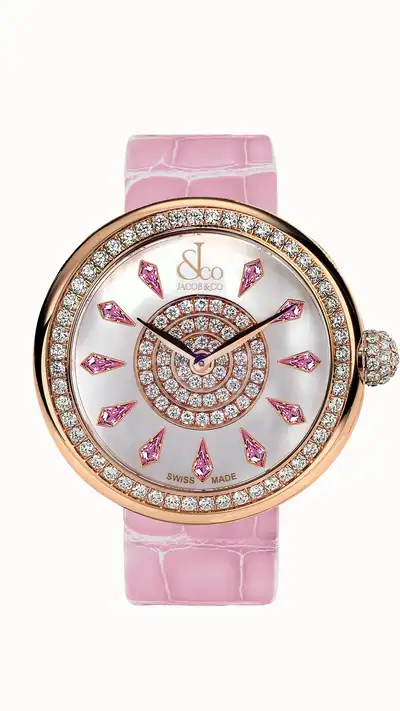 Jacob & Co. Brilliant — Pink Sapphires in Rose Gold, 18K Rose Gold BQ020.40.RO.KC.A