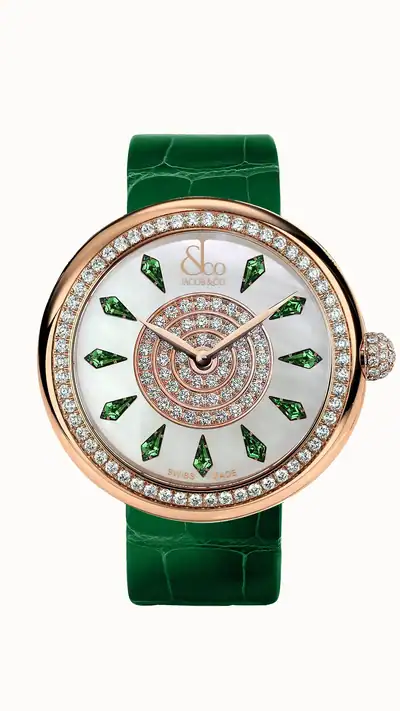 Jacob & Co. Brilliant — Tsavorites in Rose Gold, 18K Rose Gold BQ020.40.RO.KD.A