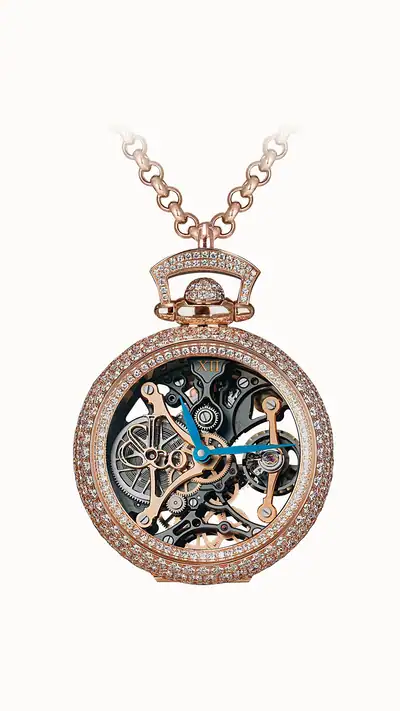 Jacob & Co. Brilliant Watch Pendant — Clear Pavé BS231.40.RD.RD.A