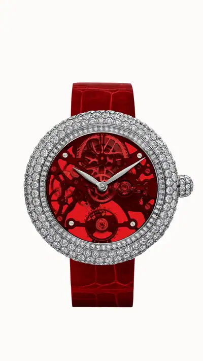 Jacob & Co. Brilliant Skeleton Northern Lights — Steel, Red BS431.10.RD.QR.A