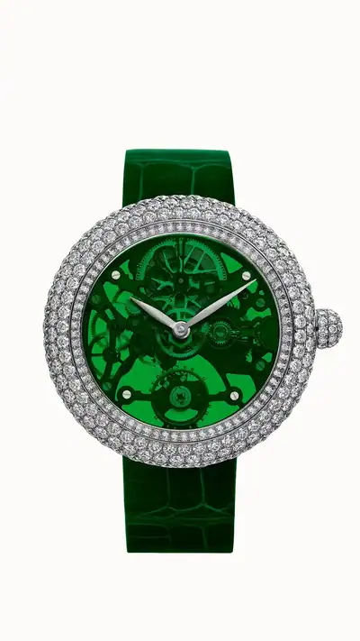 Jacob & Co. Brilliant Skeleton Northern Lights — Steel, Green BS431.40.RD.QG.A (2)