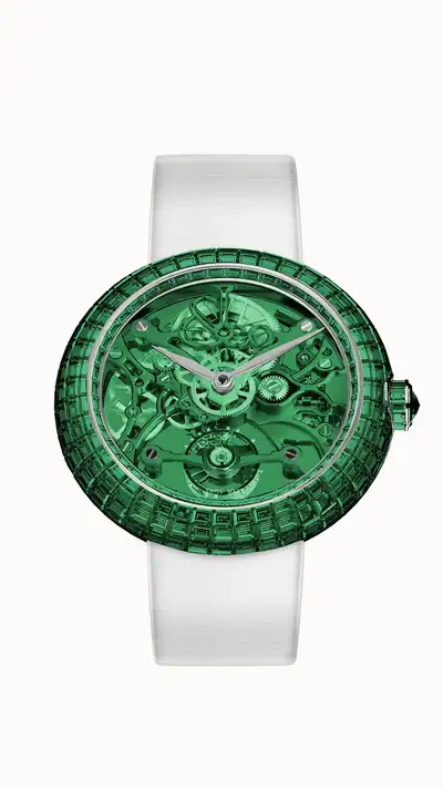 Jacob & Co. Brilliant Skeleton Baguette — Green BS531.30.BZ.AA.A