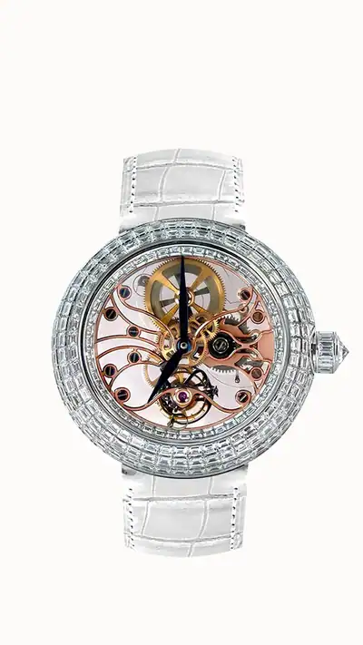 Jacob & Co. Brilliant Skeleton Baguette — White Diamonds BT542.30.BD.DA.B