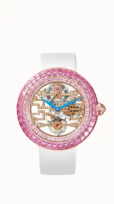 Jacob & Co. Brilliant Tourbillon Art Deco — Pink Sapphire BT545.40.SP.RB.B
