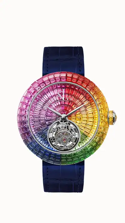 Jacob & Co. Brilliant Flying Tourbillon — Rainbow (White Gold) BT546.30.AC.UA.A