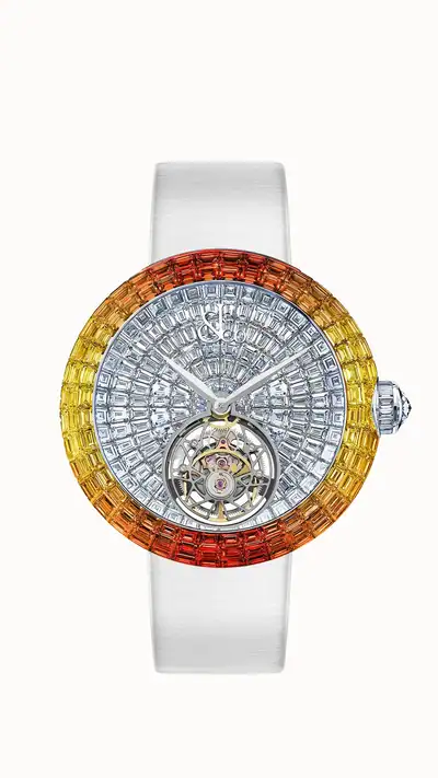 Jacob & Co. Brilliant Flying Tourbillon — Orange Degrade (White Gold) BT546.30.AD.UA.A