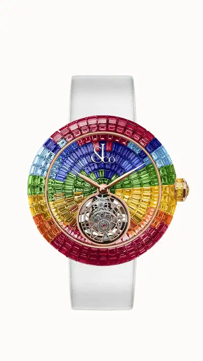 Jacob & Co. Brilliant Flying Tourbillon — Peru Mountains II (Rose Gold) BT546.40.AA.UC.A