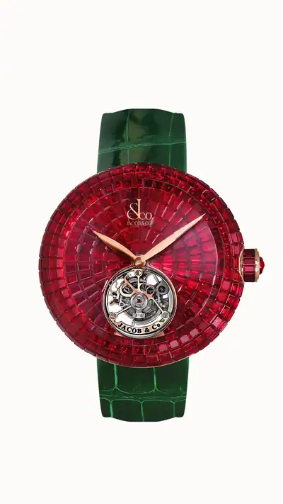 Jacob & Co. Brilliant Flying Tourbillon — Rubies (Rose Gold) BT546.40.BR.BR.A