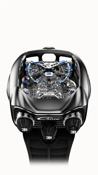 Jacob & Co. Bugatti Chiron Tourbillon — Titanium BU200.20.AE.AB.B
