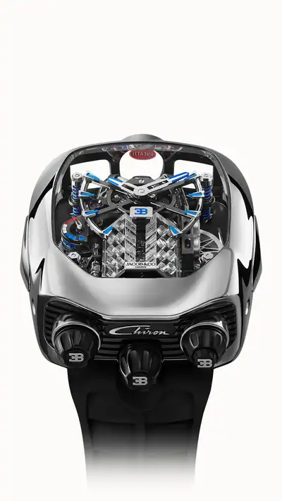 Jacob & Co. Bugatti Chiron Tourbillon — White Gold BU200.30.AA.AA.B
