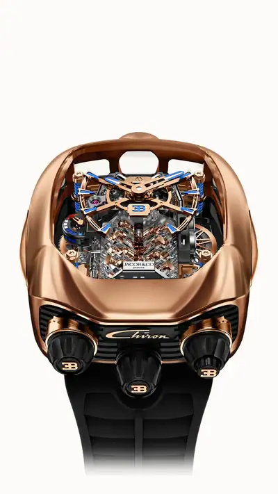 Jacob & Co. Bugatti Chiron Tourbillon — Rose Gold BU200.40.AA.AA.C