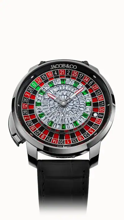 Jacob & Co. Casino Tourbillon — White Gold Baguette CA100.30.AB.BB.A
