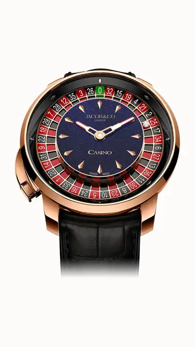 Jacob & Co. Casino Tourbillon — Blue Aventurine Dial CA100.40.AA.AC.A
