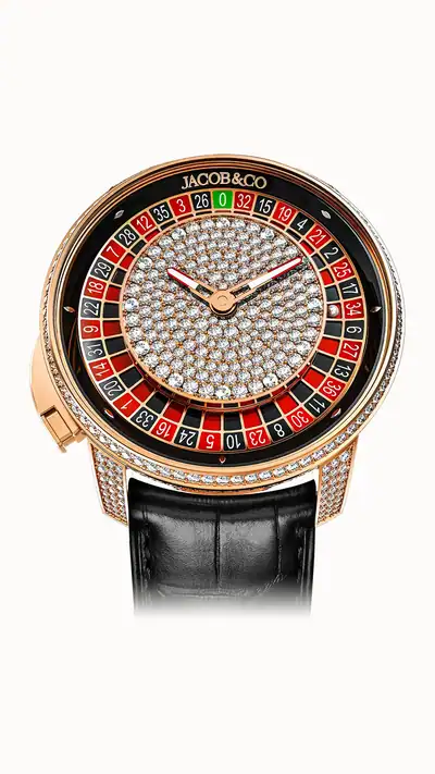Jacob & Co. Casino Tourbillon — Pavé CA100.40.RD.AA.A