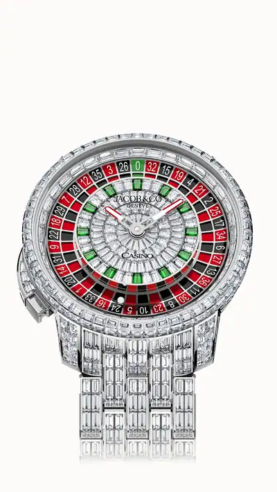 Jacob & Co. Casino Tourbillon — Full Baguette CA800.39.BD.BA.A39BD