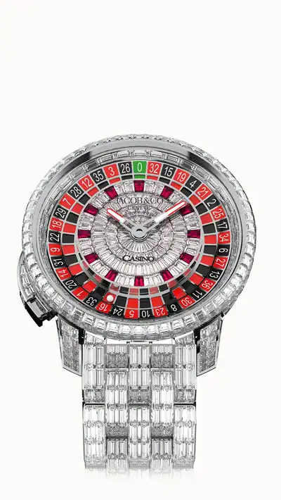 Jacob & Co. Casino Tourbillon — White Gold Bracelet CA800.39.BD.BB.A39BD