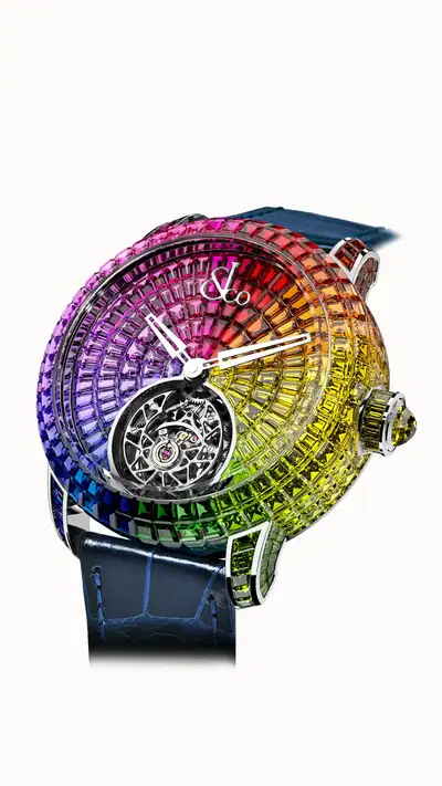 Jacob & Co. Caviar Tourbillon — Rainbow CV210.30.AF.UA.A