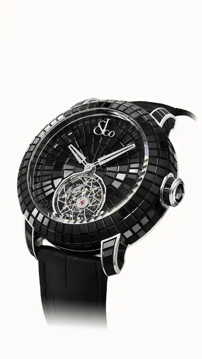 Jacob & Co. Caviar Tourbillon — Black Spinels CV210.30.AG.AA.A