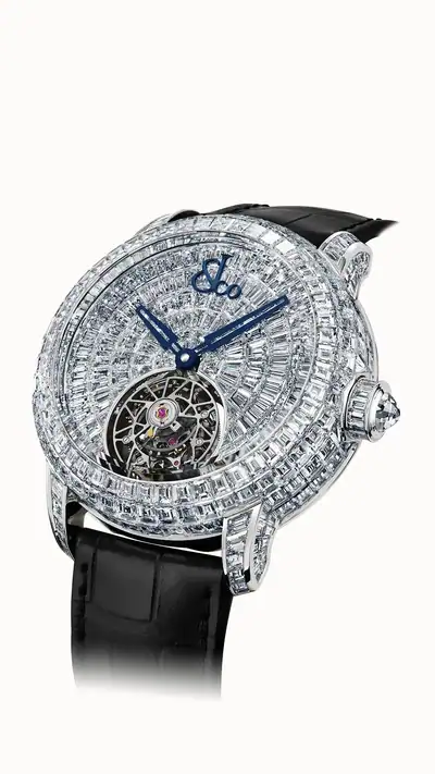 Jacob & Co. Caviar Tourbillon — White Diamonds CV210.30.BD.BD.A