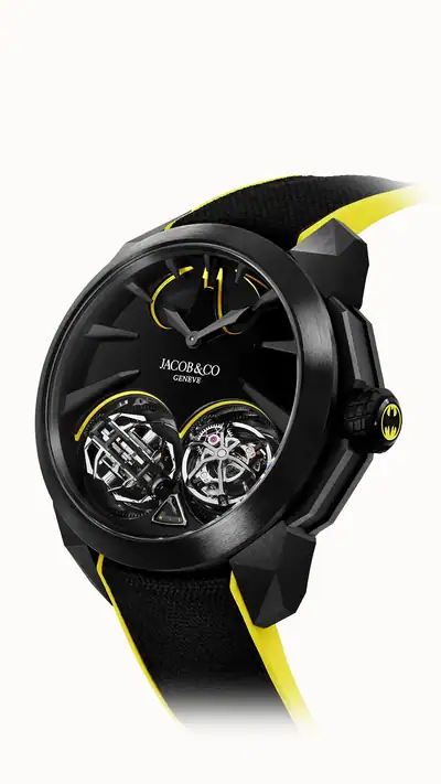 Jacob & Co. Gotham City — Black DLC Titanium DC100.21.AB.AC.A